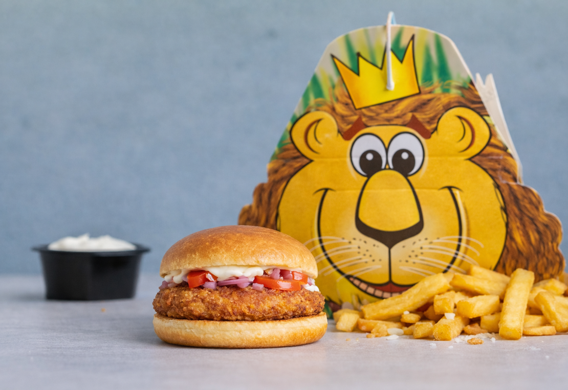 Square Burger Børne Vegan Meal