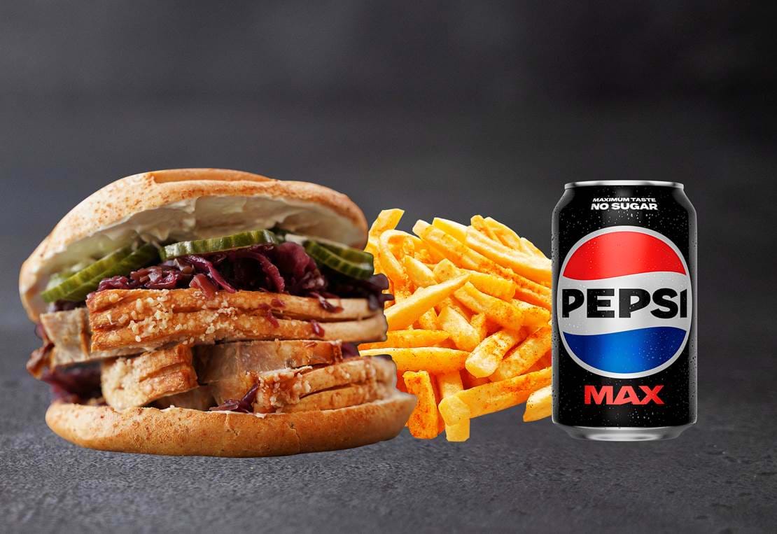 DB Flæskestegssandwich Menu