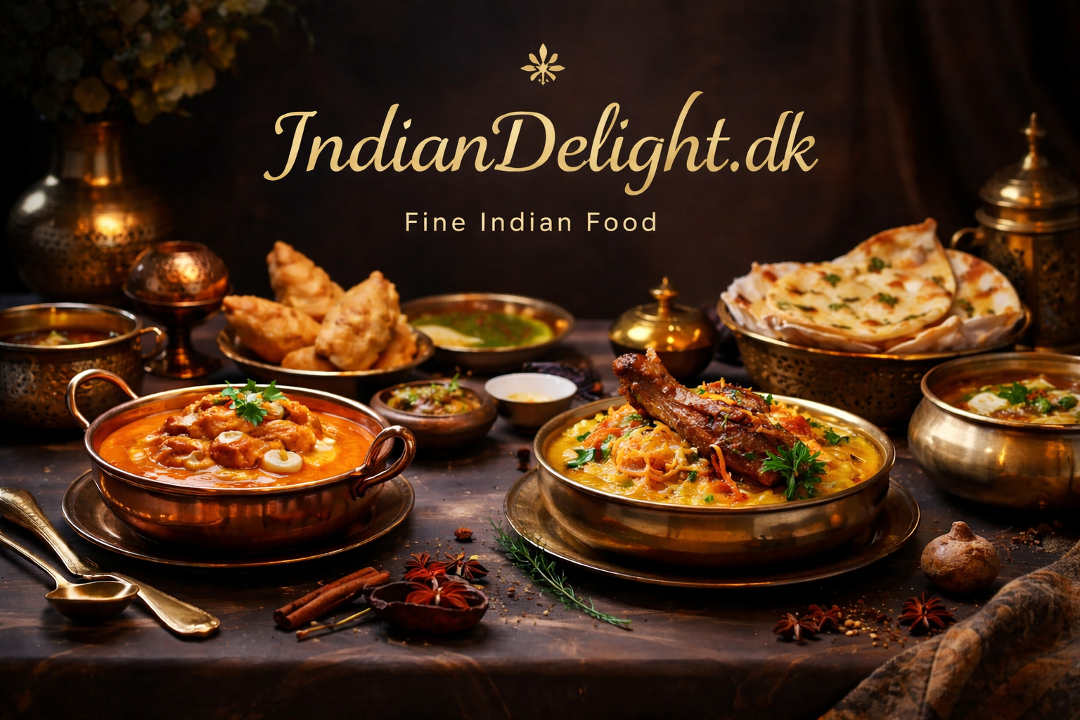 Luxurious Indian Delicacies Display