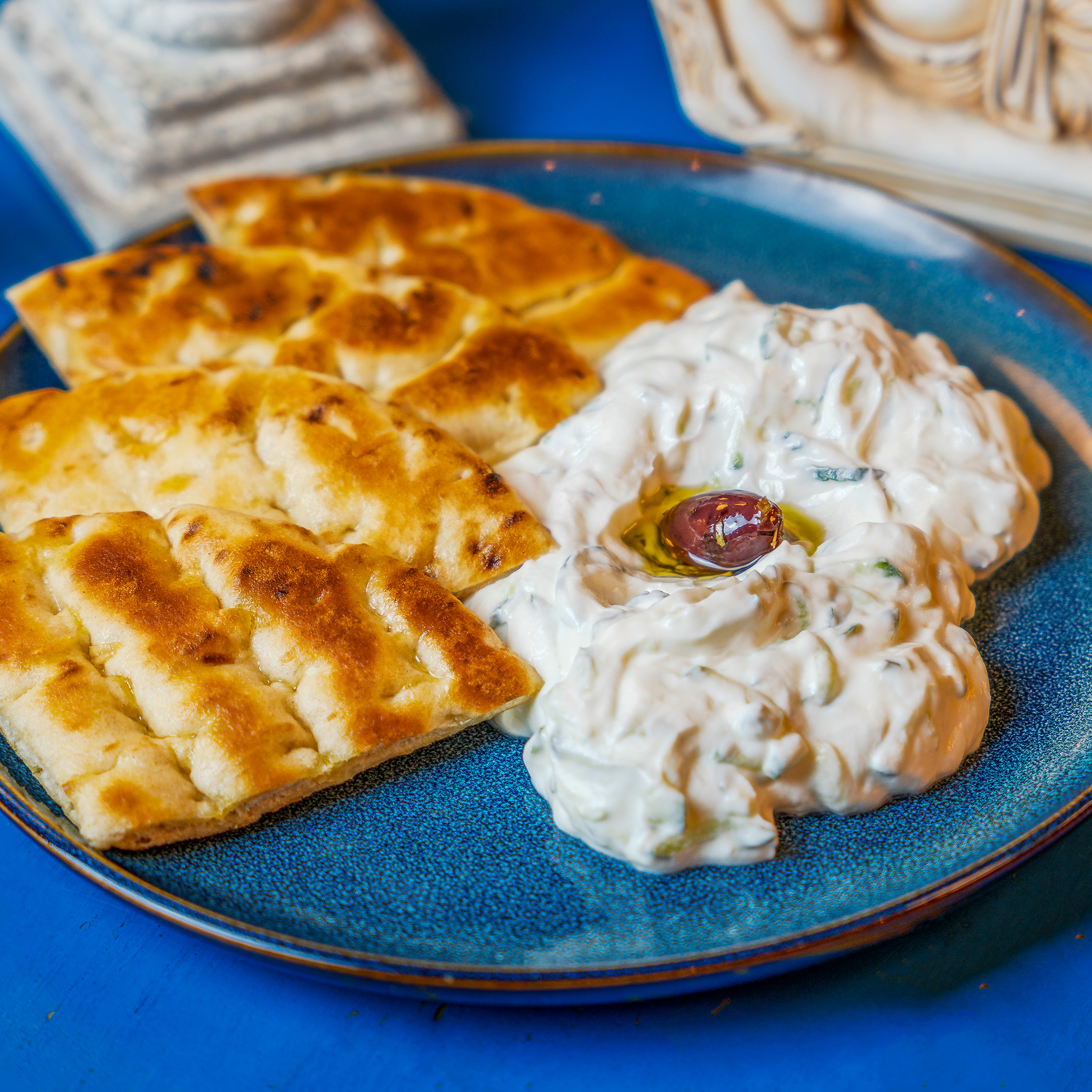 Fladbrød M. Tzatziki