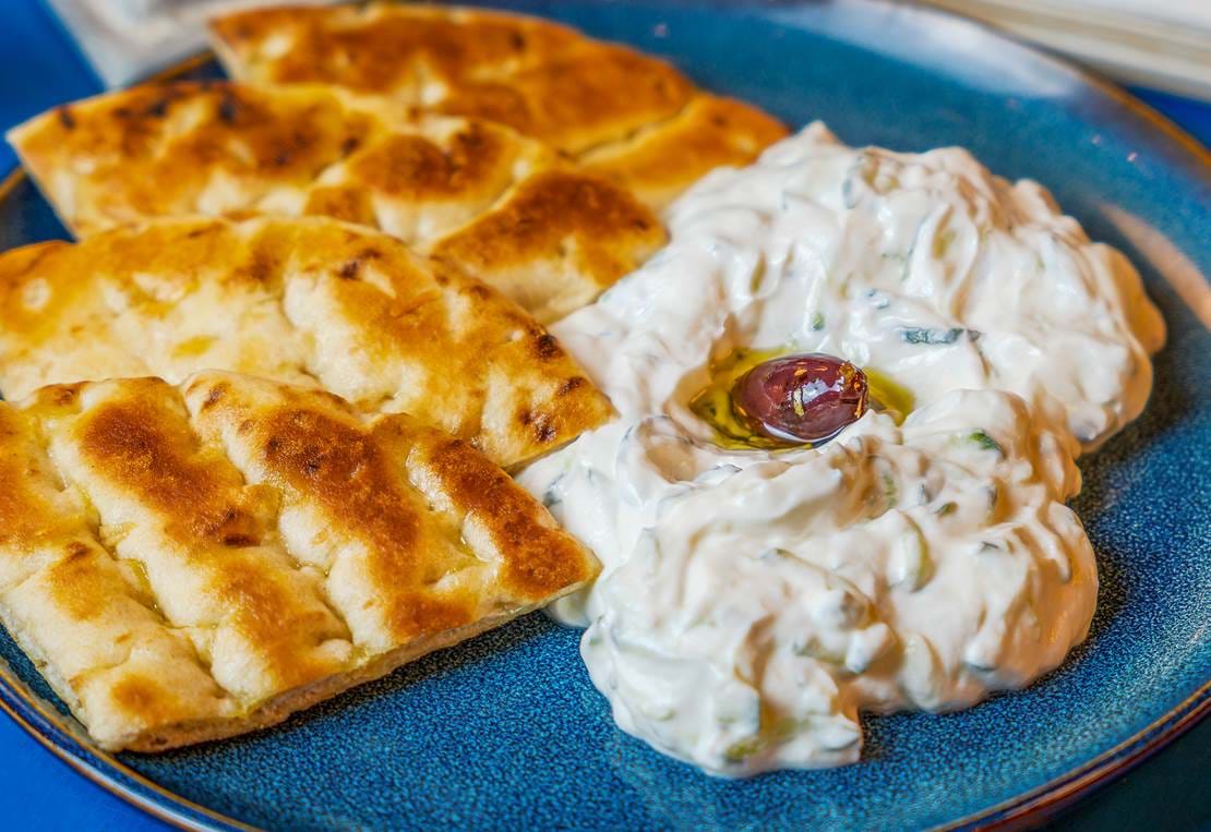Fladbrød M. Tzatziki