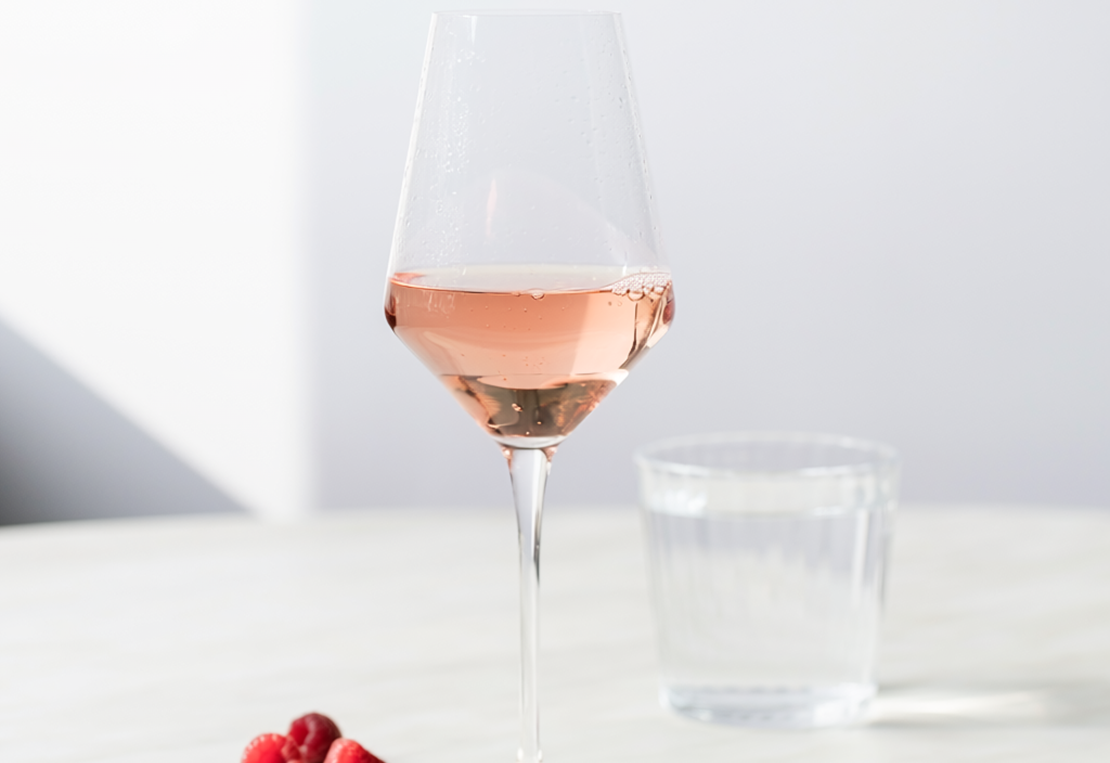 Firefly Rosé Grenache A Glass Of Rosé Wine On A White Marble Surface, Soft Natural Light, 757733