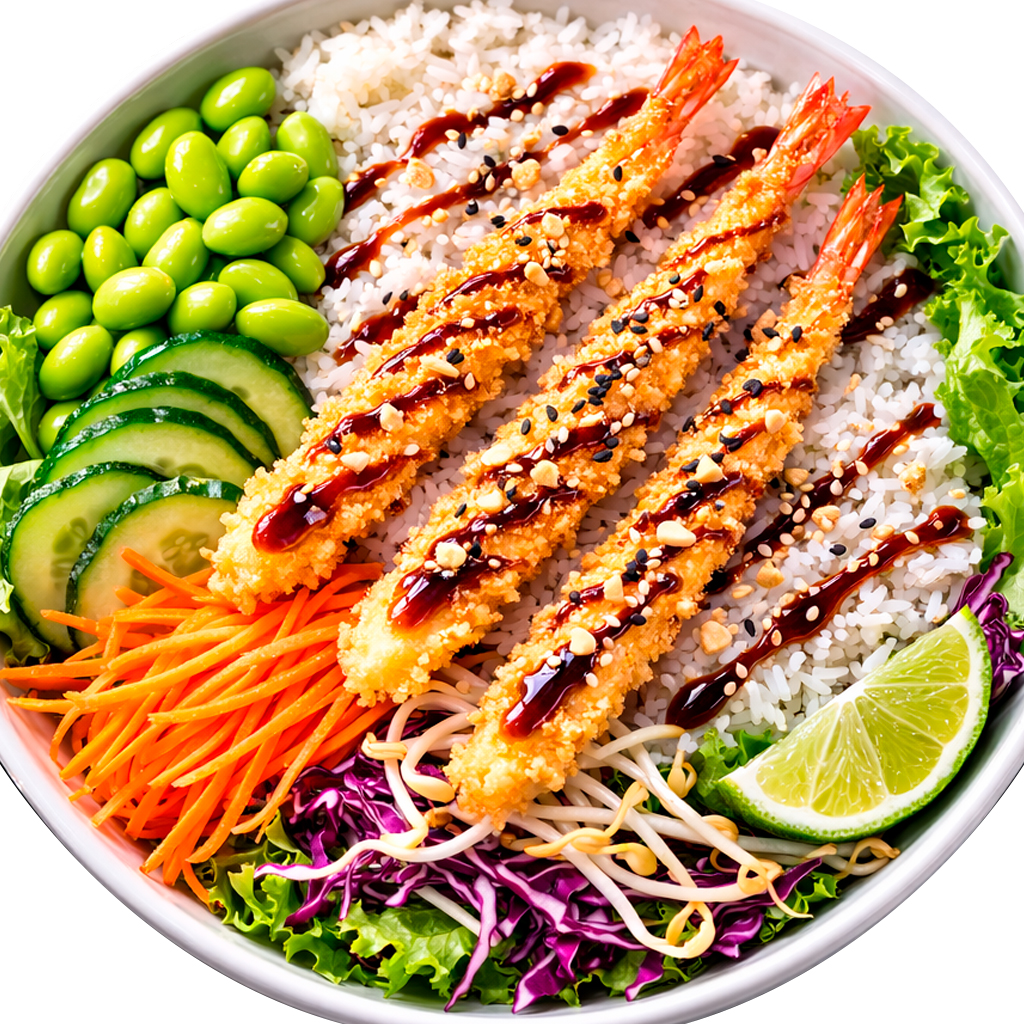 Viet Bowl Tempura Shrimp
