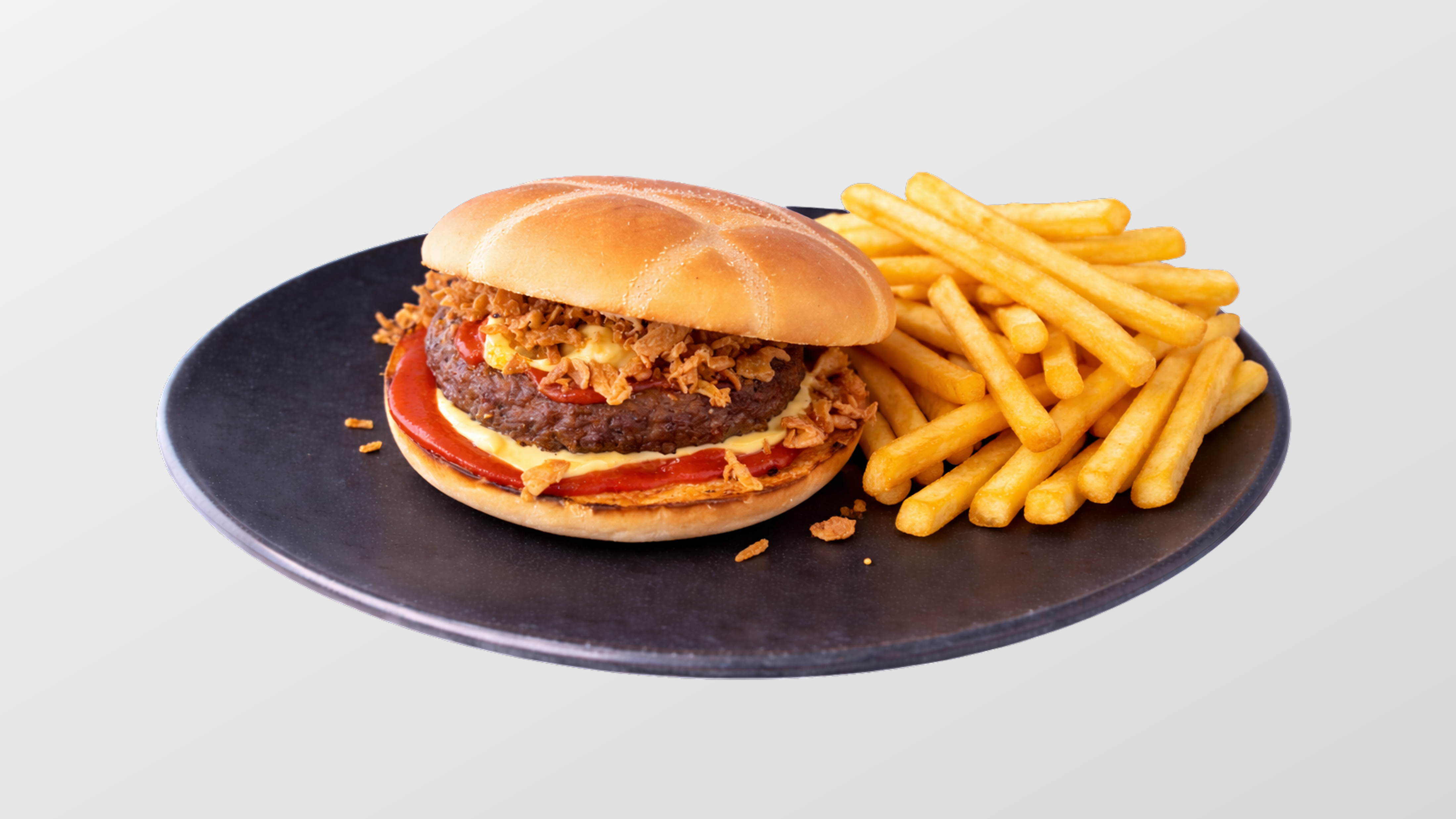 Børneburger Menu MG (Grå Baggrund)
