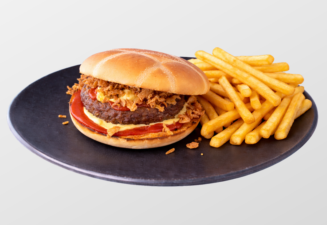 Børneburger Menu MG (Grå Baggrund)
