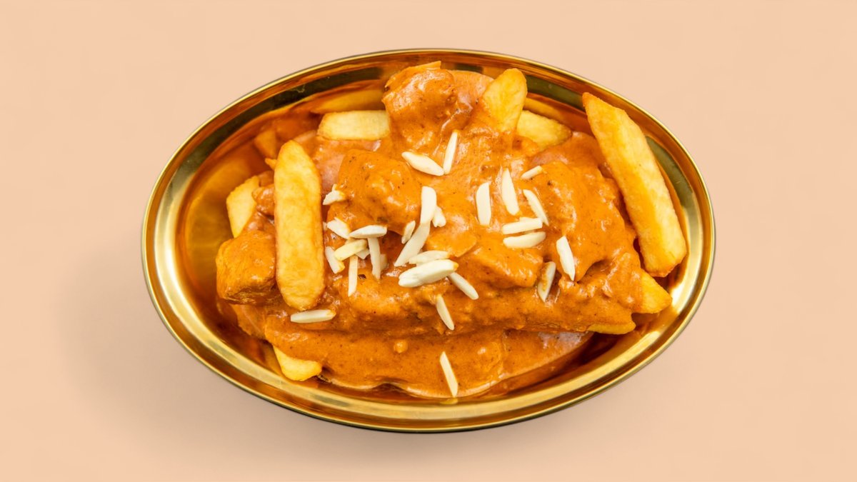 Butter Chicken Fries (Indian Bites Special)