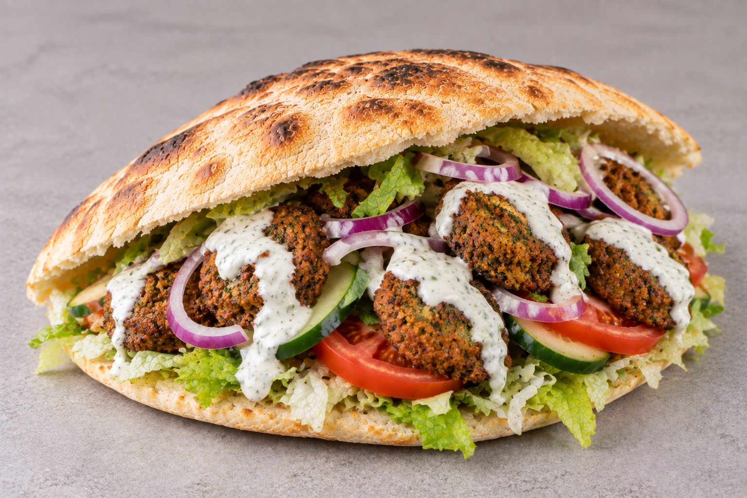 Hjemmelavet Pitabrød Falafel