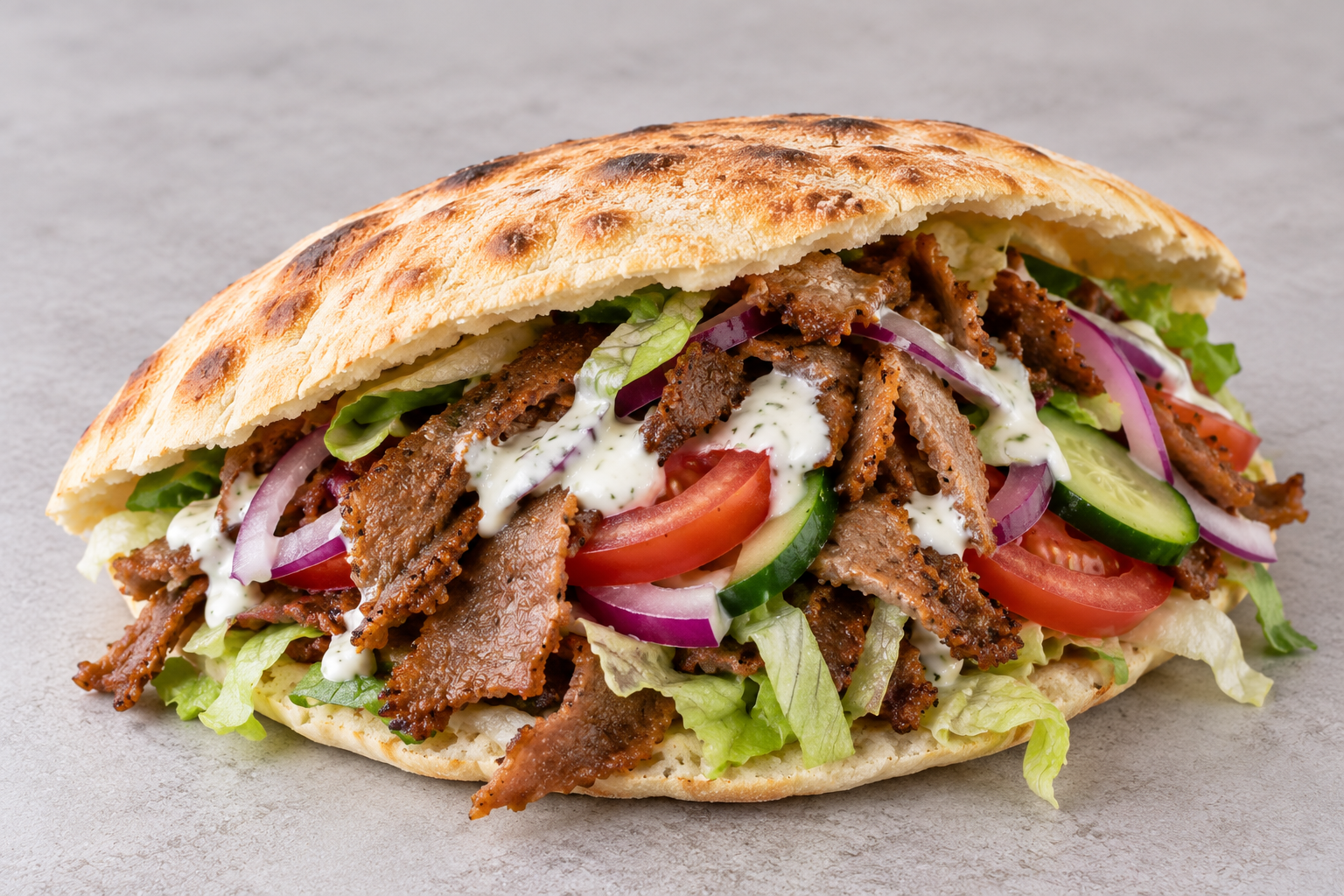 Hjemmelavet Pitabrød Kebab