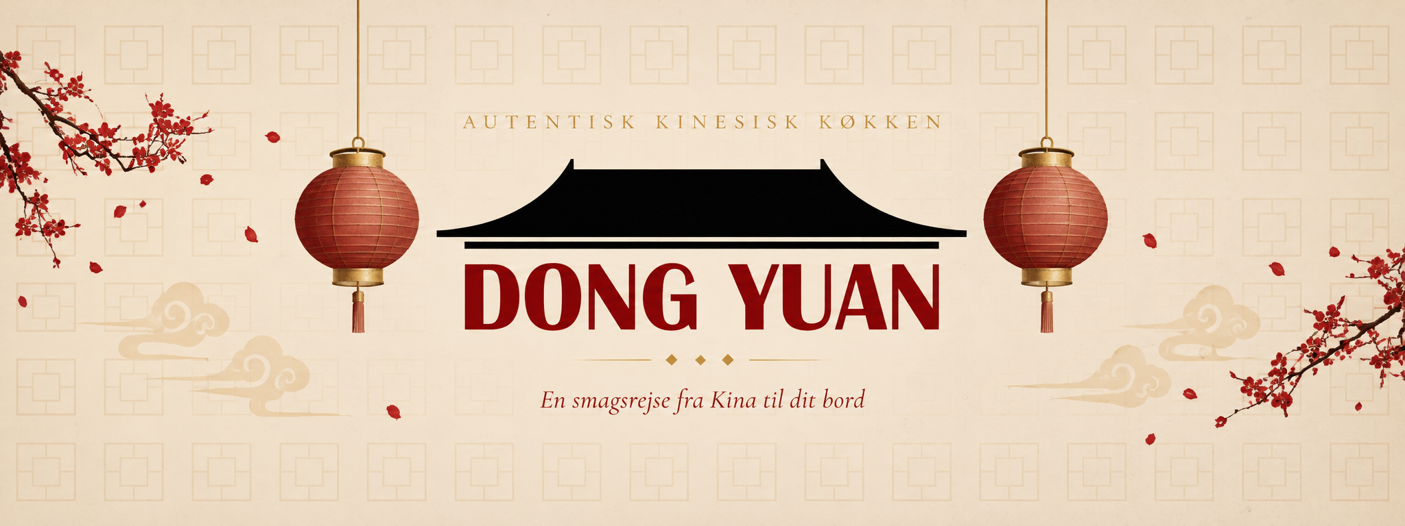 Autentisk Kinesisk Køkkenbanner