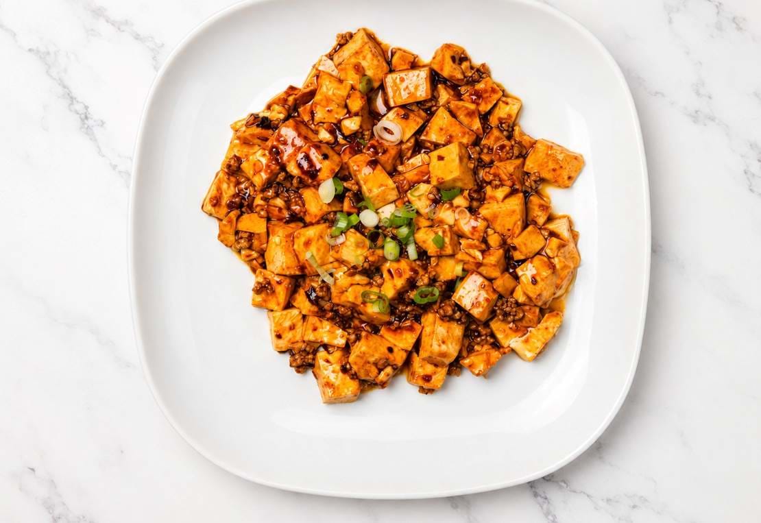 Mapo Tofu Med Svinekød