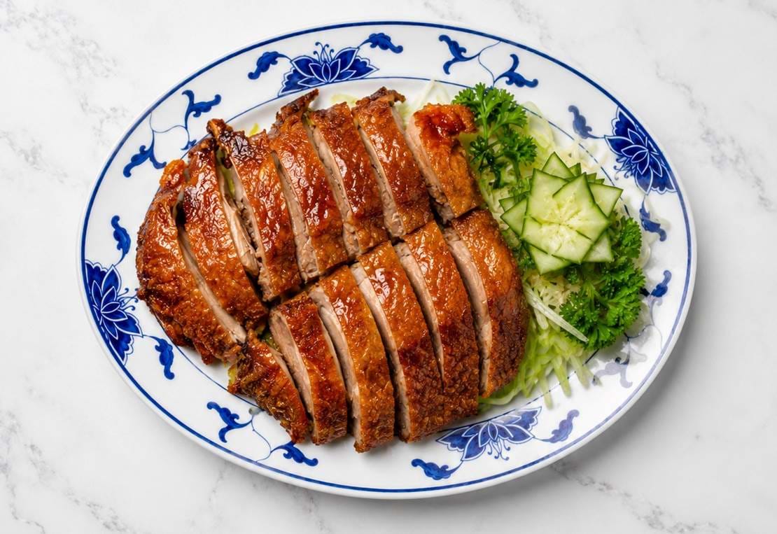 Sprød And Med Bønnespirer