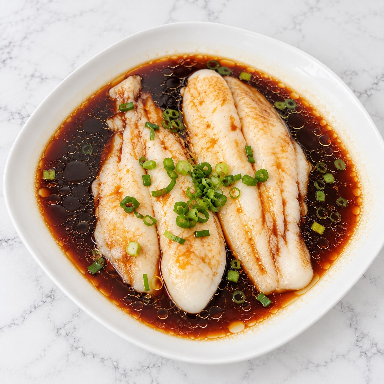 Soy Ginger Steamed Fish