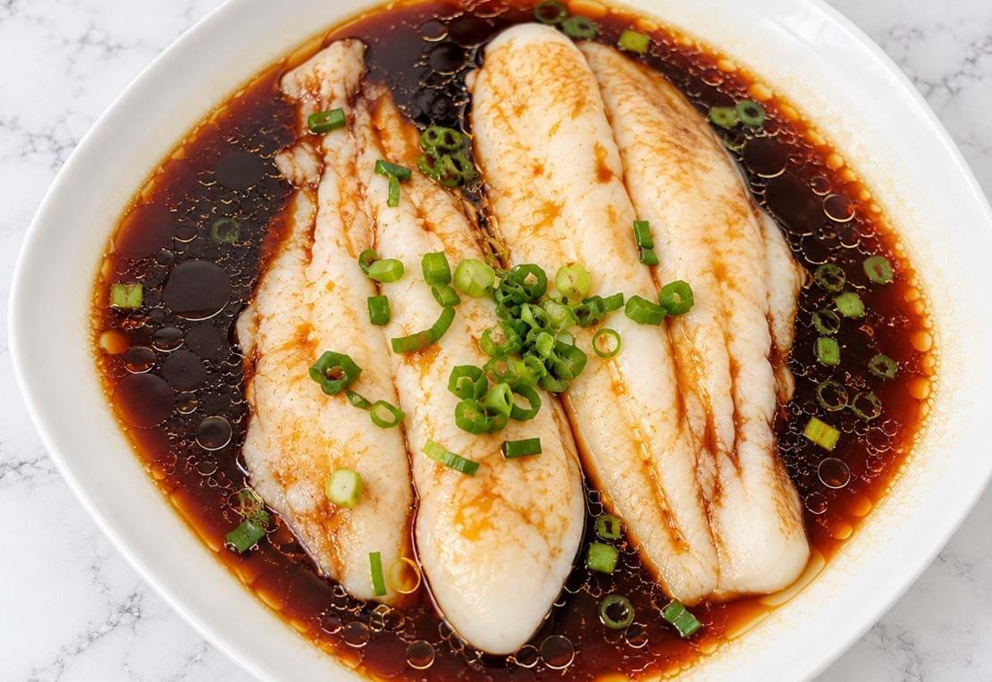 Soy Ginger Steamed Fish