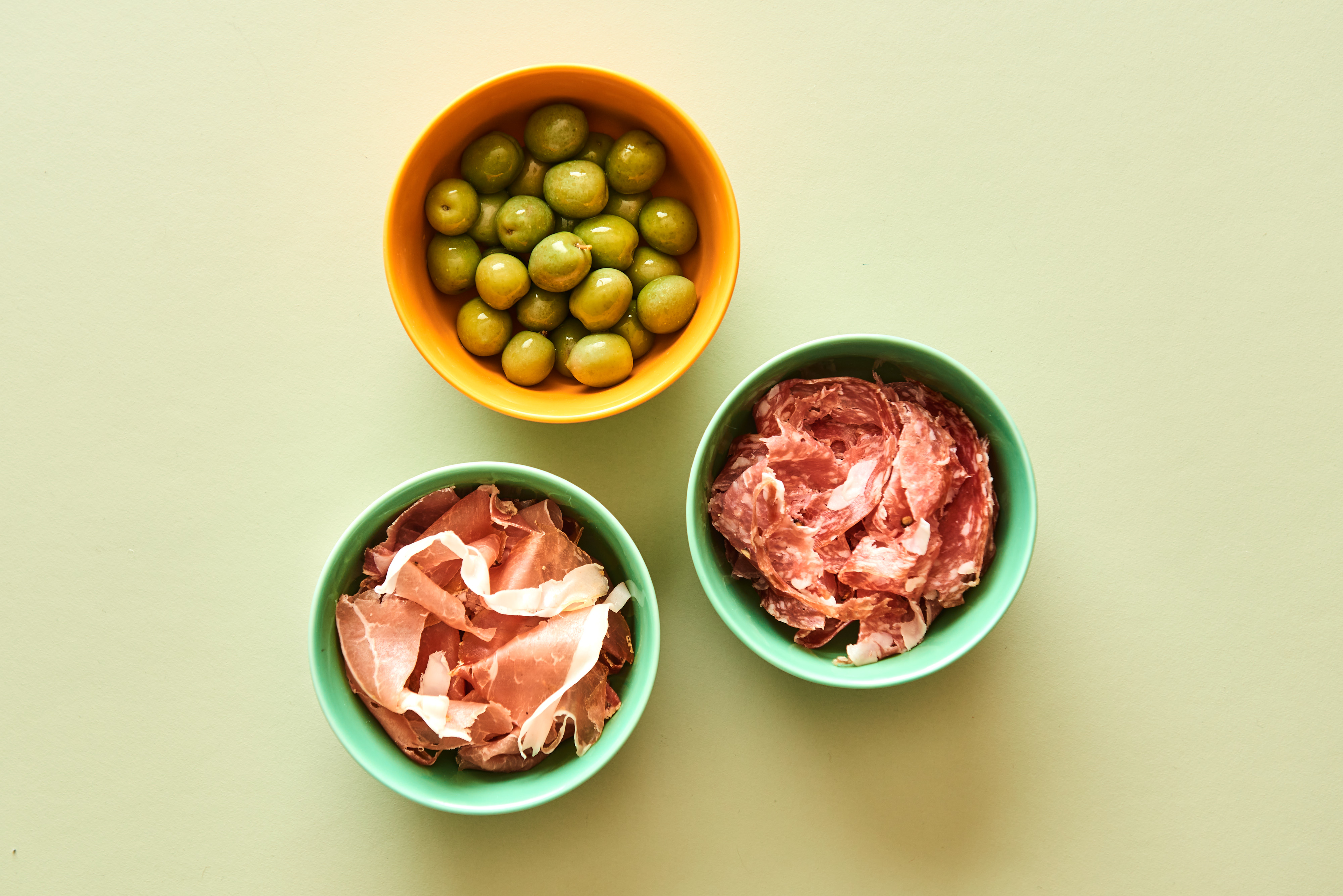 Skinke Poelse Oliven