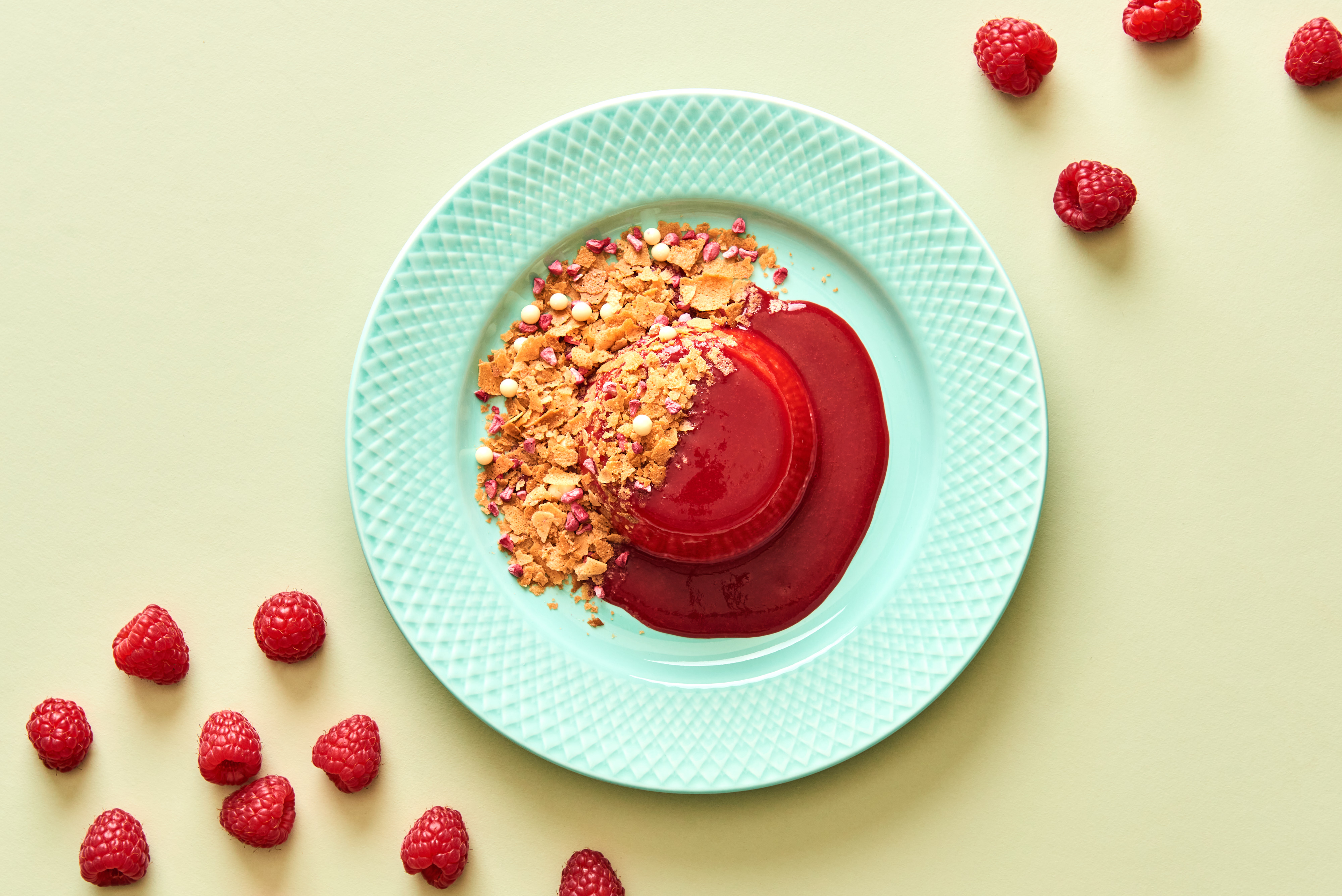 Panna Cotta Hindbaer